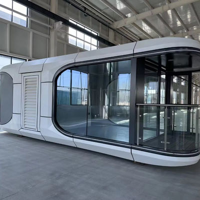 Multifunción de alta moda de lujo Casas pequeñas Prefabricadas Móvil cápsula espacial personalizada tamaño 2 dormitorio contenedor hogar