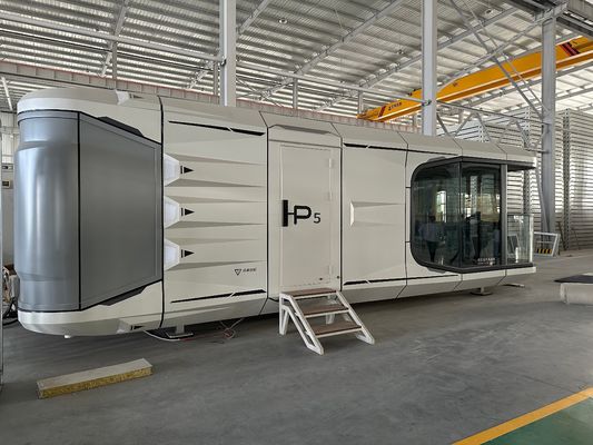 Multifunción de alta moda de lujo Casas pequeñas Prefabricadas Móvil cápsula espacial personalizada tamaño 2 dormitorio contenedor hogar