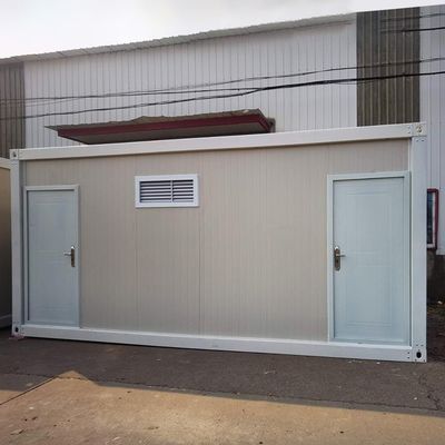 Baños prefabricados personalizados de 20FT/40FT con electricidad y ducha estándar local