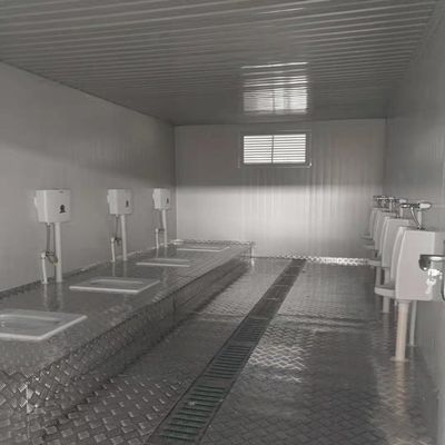 Lista final 20 40 pies listo hecho portátil móvil moderno pequeño contenedor plegable prefabricado inodoro con accesorios bolsa de basura