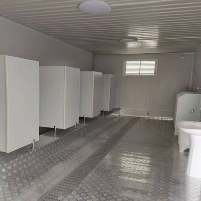 Lista final 20 40 pies listo hecho portátil móvil moderno pequeño contenedor plegable prefabricado inodoro con accesorios bolsa de basura