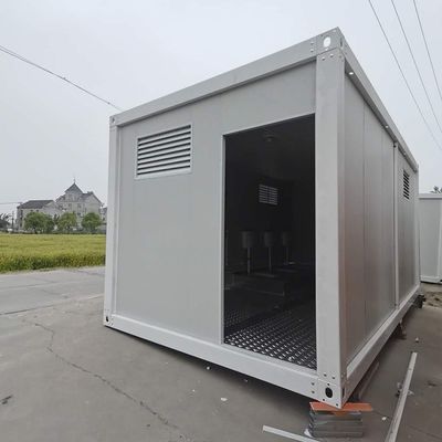 Baños públicos modulares móviles a medida Baño de lavado de manos Baño de baño de pedestal Bloque prefab Contenedor de ablución Ducha para eventos