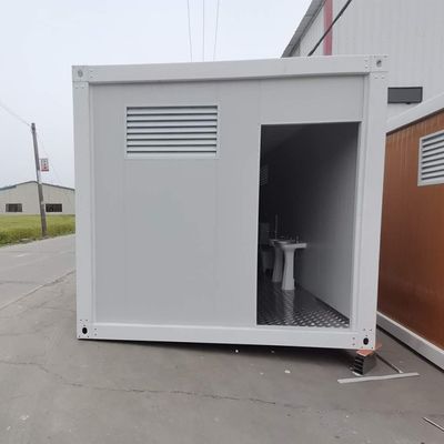 Baños públicos modulares móviles a medida Baño de lavado de manos Baño de baño de pedestal Bloque prefab Contenedor de ablución Ducha para eventos