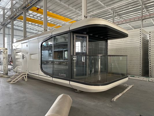 Los clientes piden montar casas prefabricadas para vivir cápsulas modulares hogar hotel comercial camping interruptor de electricidad