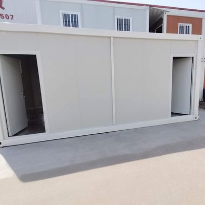 Instalación rápida diseño unisex inodoro prefabricado contenedor modular contenedor móvil inodoro prefabricado fácil de montar baño