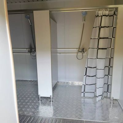 Instalación rápida diseño unisex inodoro prefabricado contenedor modular contenedor móvil inodoro prefabricado fácil de montar baño