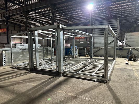 Casa de contenedores expandible de 20 pies y 40 pies ventaja de instalación rápida con paneles de sandwich de acero moderno ya hechos