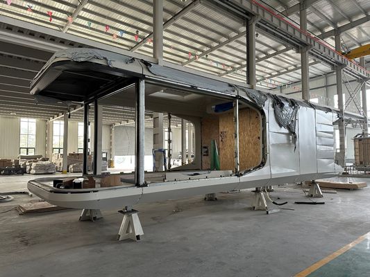 Cuadro de acero galvanizado Contenedor prefabricado modular Casa para hotel Villa en diseño popular y casas de invernadero