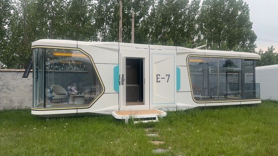 Cuadro de acero galvanizado Contenedor prefabricado modular Casa para hotel Villa en diseño popular y casas de invernadero