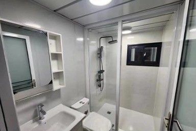 Casa de contenedores de acero de lujo y prefabricado con ventaja de instalación rápida