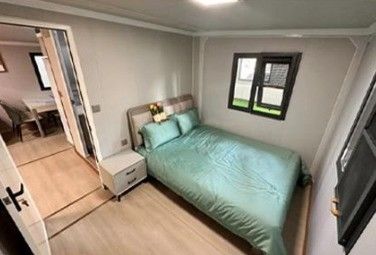 Casa de contenedores de acero de lujo y prefabricado con ventaja de instalación rápida