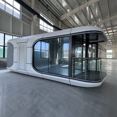 Razoable estilo de diseño contemporáneo exterior Contenedor de acero cápsula hogar cápsula modular hotel a prueba de agua y humedad