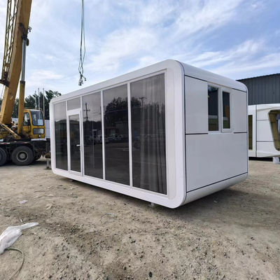 Doble aislamiento suministro directo Casa de lujo moderna Capsula espacial Casas prefabricadas modulares para los clientes