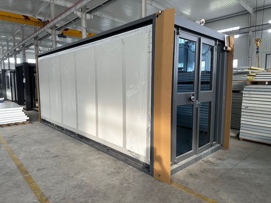 Casa de contenedores expandible de lujo de acero con impermeable a prueba de fuego personalizada de 1-3 dormitorios y marco de acero galvanizado