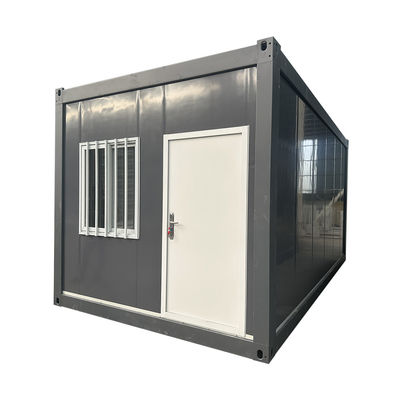 Ventana de acero de plástico bien diseñada estable 20 40 pies Panel de seguridad de sándwich personalizado Casa de contenedores desmontable prefabricada