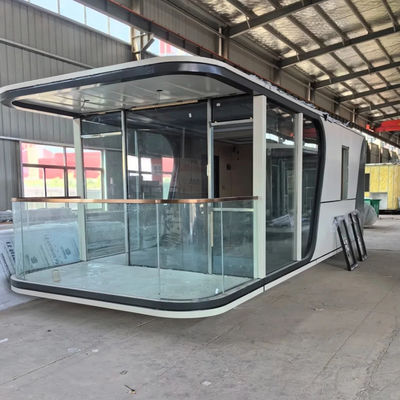Transporte y carga 20'/40' Contenedor Sala de deportes al aire libre Cápsula de acero para el hogar u hotel