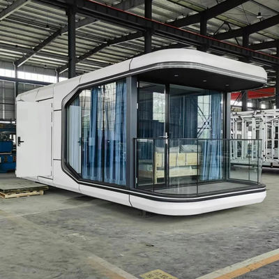 Capsula espacial comercial Casa móvil personalizada Capsula para casas de contenedores de acero