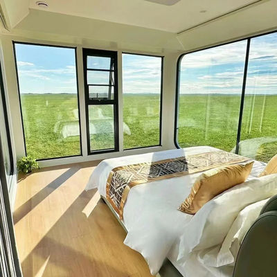 Capsula espacial comercial Casa móvil personalizada Capsula para casas de contenedores de acero