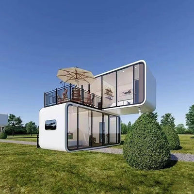 Habitación al aire libre Casa cápsula espacial Prefabricado habitación cápsula para hotel en 20'/40' Contenedor