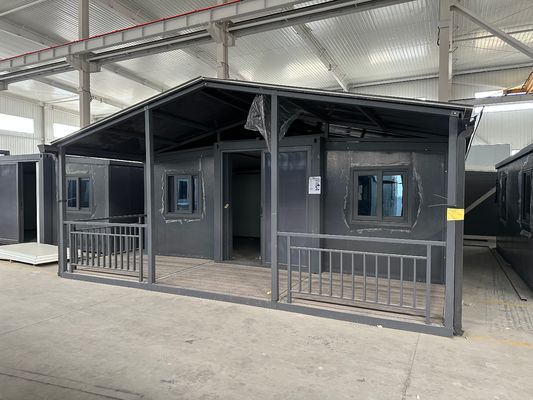 Edificio de oficinas de lujo de acero con estructura y montaje de paquetes planos