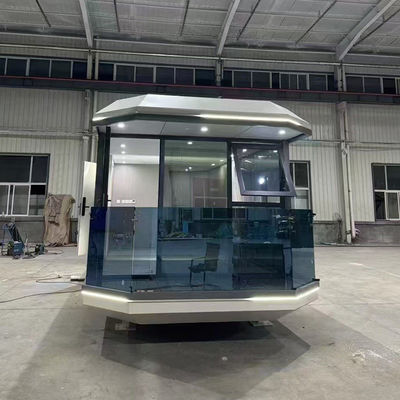 Resort turístico Villa móvil prefabricada cápsula espacial Casa pequeña con tamaño personalizado y baño Hotel modular