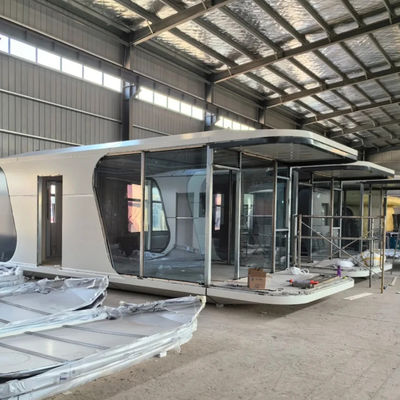 Tamaño personalizado Capsula de control de voz inteligente multifunción Hotel Tiny Space House para la vida inteligente