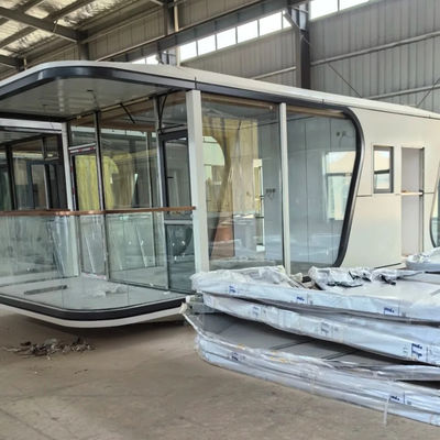 Tamaño personalizado Capsula de control de voz inteligente multifunción Hotel Tiny Space House para la vida inteligente