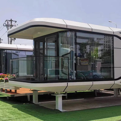 Casa cápsula espacial de diseño moderno para hotel cápsula modular de lujo en color personalizado