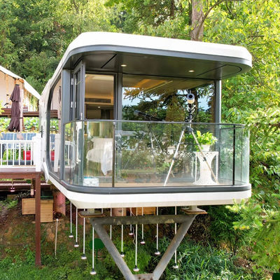 Casa cápsula espacial de diseño moderno para hotel cápsula modular de lujo en color personalizado