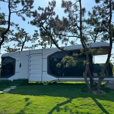 Casa de la cápsula espacial modular Hotel de la cápsula espacial Casa con color personalizado y diseño moderno