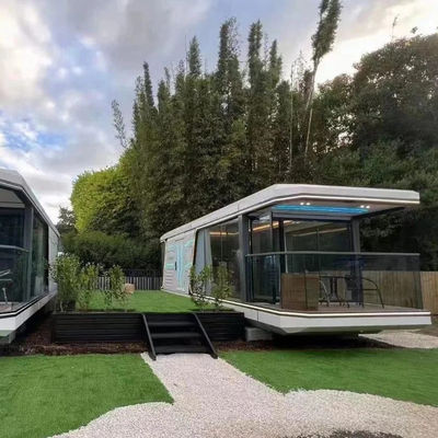 Casa de la cápsula espacial modular Hotel de la cápsula espacial Casa con color personalizado y diseño moderno