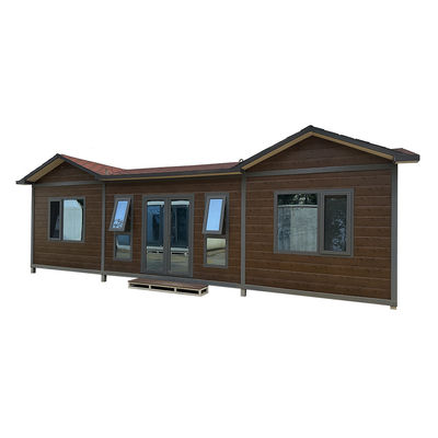 Puente roto Puerta de aluminio Casa móvil portátil para hoteles Casa móvil prefabricada 40 pies 20 pies Casa de contenedores prefabricada