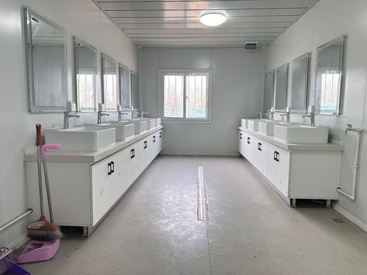 Puente roto Puerta de aluminio Casa móvil portátil para hoteles Casa móvil prefabricada 40 pies 20 pies Casa de contenedores prefabricada