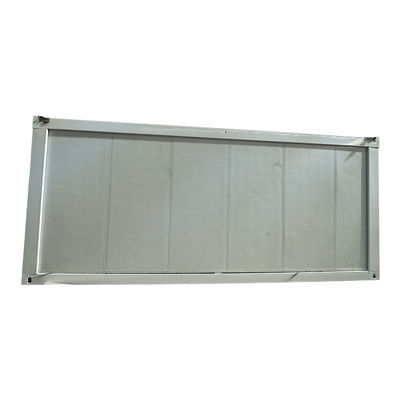 Varias casas de contenedores plegables prefabricadas fabricadas por con placa de suelo base y paredes de paneles sandwich EPS