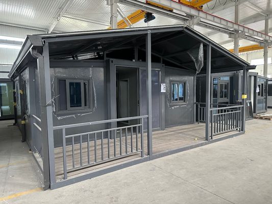 Casa de contenedores plegable de 3 dormitorios para una vida cómoda y personalizable