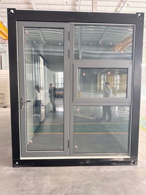 20 40Ft Bajo consumo de energía de carbono Modular Contenedor móvil Casas Prefab Casa con marco de acero Casa de contenedores de paquete plano