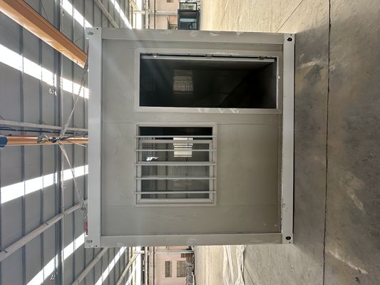 Actualización rápida Construir 20ft 30ft 40ft modular a medida impermeable de vidrio de lana panel de sándwich plegable Contenedor de la casa con 1