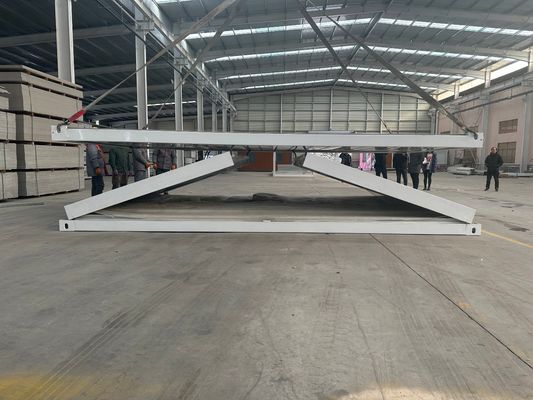 Actualización rápida Construir 20ft 30ft 40ft modular a medida impermeable de vidrio de lana panel de sándwich plegable Contenedor de la casa con 1