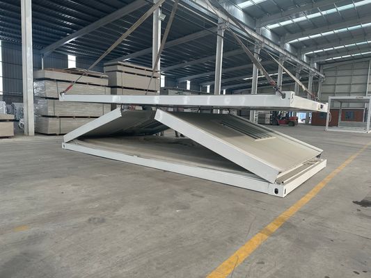 Casa de contenedores plegable con marco de acero galvanizado