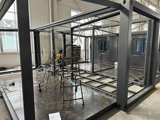 Villa lista para mudarse en 20ft 30ft 40ft Casa de contenedores móvil expandible Casas de acero ecológico marco prefabricado Casa de contenedores
