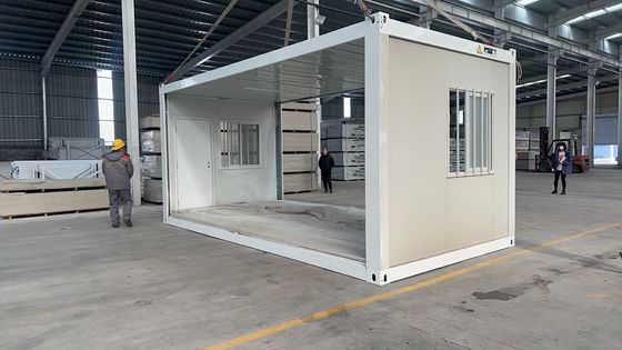 40 pies 3C/CE/CL/SAA Estándar de ahorro de energía Modular prefabricado de acero de vidrio de lana paneles de sándwich plegable Contenedor de la casa para el envío