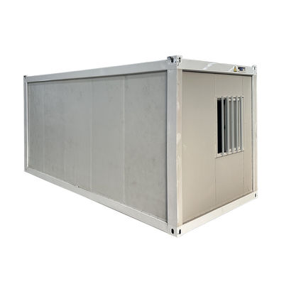 40 pies 20 pies Panel de sándwich de oficina prefabricado plegable hogar móvil dormitorio campamento contenedor plegable en ventana de aluminio duradero