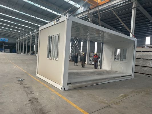 Material resistente a la intemperie 20ft 40ft Contenedor Casa plegable Prefabricado Contenedor plegable Casa para oficina y escuela