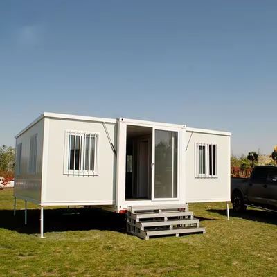 Casas de contenedores expandibles prefabricadas pequeñas y modernas Casas plegables de 20 pies 40 pies Color personalizado