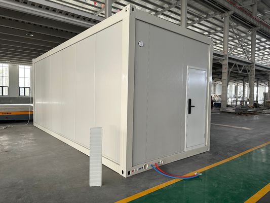 Estilo de diseño contemporáneo Instalación rápida Panel de sándwich de embalaje plano Casa de contenedores prefabricada Casas para hospital
