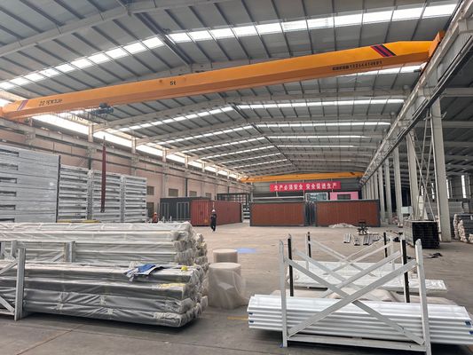 Contenedor prefabricado con estructura a prueba de agua y marco de acero galvanizado