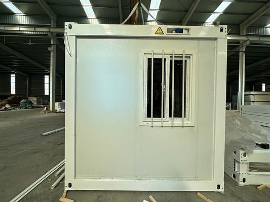 Panel de sándwich de bajo mantenimiento 20 40 pies impermeable Modular prefabricado Acero marco plegable Contenedor Casa para taller