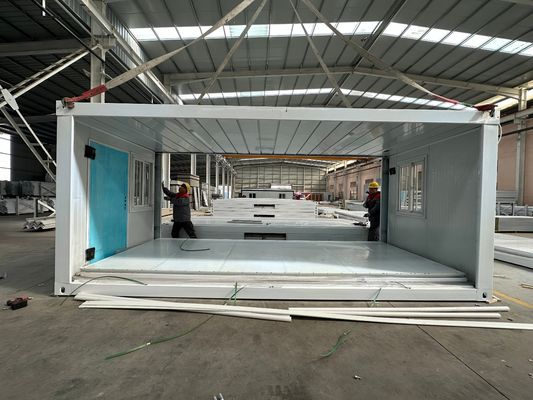 Casa modular de suministro directo Cuadro de acero prefabricado Diseño personalizado Casa de contenedores plegable para Australia asequible