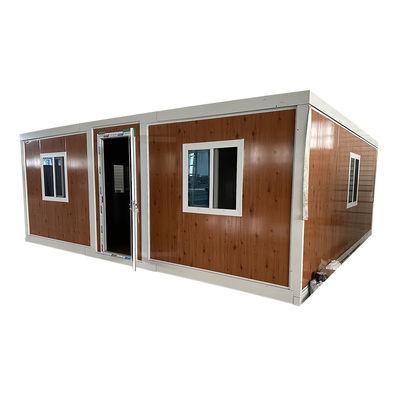 Villa de construcción rápida 20 pies 30 pies 40 pies casas de contenedores móviles expandibles con cocina