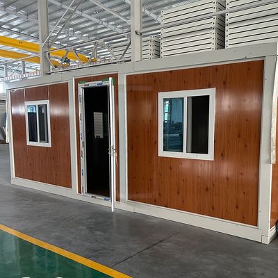 Casa de contenedores expandible para obra de construcción móvil Protección del medio ambiente reciclable